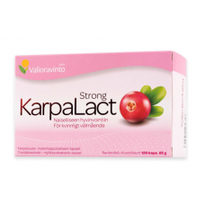 Экстракт клюквы и молочнокислые бактерии для женщин KARPALACT STRONG 120 шт Экстракт клюквы и молочнокислые бактерии для женщин KARPALACT STRONG 120 шт