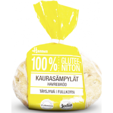 Безглютеновые овсяные булочки Hannun 100% kaurasampyla 320г 4шт Безглютеновые овсяные булочки Hannun 100% kaurasampyla 320г 4шт