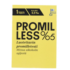 Тест на алкоголь в крови Promilless promilletesti %5 одноразовый 0,5 1шт Тест на алкоголь в крови Promilless promilletesti %5 одноразовый 0,5 1шт