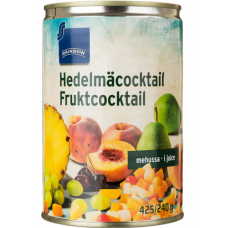 Коктейль из фруктов Rainbow Fruit в соке 420/240 г Коктейль из фруктов Rainbow Fruit в соке 420/240 г