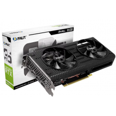 Видеокарта Palit GeForce RTX 3060 Ti Dual LHR для шины PCI-e Видеокарта Palit GeForce RTX 3060 Ti Dual LHR для шины PCI-e
