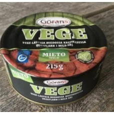Чипсы Gorans Vegelastu miedossa kastikkeessa в нежном соусе 215г в ж/б Чипсы Gorans Vegelastu miedossa kastikkeessa в нежном соусе 215г в ж/б