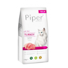 Сухой корм для кошек с мясом индейки PIPER 3кг Сухой корм для кошек с мясом индейки PIPER 3кг