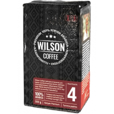 Кенийский молотый кофе Wilson Coffee №4 500г 100% темной обжарки Кенийский молотый кофе Wilson Coffee №4 500г 100% темной обжарки