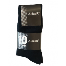 Мужские хлопковые носки AlezaR 10 пар размер 43-46 черные Мужские хлопковые носки AlezaR 10 пар размер 43-46 черные
