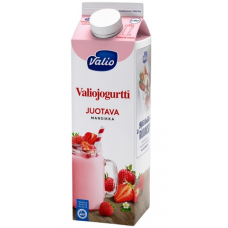 Питьевой йогурт Valio jogurtti Juotava Mansikka 0,95л клубника без лактозы Питьевой йогурт Valio jogurtti Juotava Mansikka 0,95л клубника без лактозы