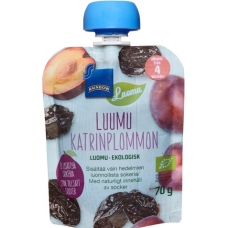 Органическое сливовое пюре Rainbow Luumu Katrinplommon 70г с 4 месяцев Органическое сливовое пюре Rainbow Luumu Katrinplommon 70г с 4 месяцев