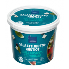 Кубики салатного сыра Rainbow Salaattijuustokuutiot Suolavedessa 20% 370/175г Кубики салатного сыра Rainbow Salaattijuustokuutiot Suolavedessa 20% 370/175г