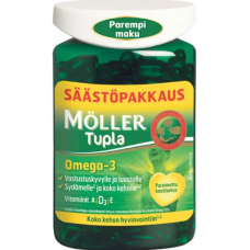 Капсулы Moller Tupla омега-3 витамины A, D и E 150 шт Капсулы Moller Tupla омега-3 витамины A, D и E 150 шт