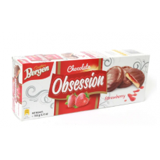 Печенье со вкусом клубники Bergen Obsession 145г Печенье со вкусом клубники Bergen Obsession 145г