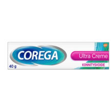 Фиксирующий крем для зубных протезов Corega Ultra Creme Fixing Cream 40г Фиксирующий крем для зубных протезов Corega Ultra Creme Fixing Cream 40г