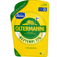 Сыр в нарезке Valio Oltermanni 17 % 130г Сыр в нарезке Valio Oltermanni 17 % 130г