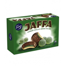 Печенье в шоколаде с мармеладной начинкой Jaffa Vihreat kuulat 300г Печенье в шоколаде с мармеладной начинкой Jaffa Vihreat kuulat 300г