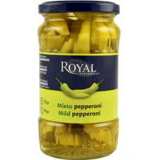 Пепперони в маринаде Royal Mieto Pepperoni 325/180г Пепперони в маринаде Royal Mieto Pepperoni 325/180г