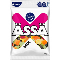 Ассорти фруктовых конфет и лакрицы Fazer Assa Mix 180г Ассорти фруктовых конфет и лакрицы Fazer Assa Mix 180г