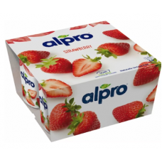 Соевый йогурт с клубникой Alpro mansikka soijavalmiste 4x125г Соевый йогурт с клубникой Alpro mansikka soijavalmiste 4x125г
