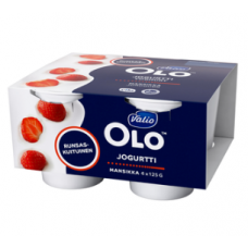 Йогурт Valio OLO jogurtti mansikka 4x125г клубника без лактозы Йогурт Valio OLO jogurtti mansikka 4x125г клубника без лактозы