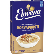 Каша быстрого приготовления Elovena Annospikapuuro Korvapuusti 6х40г корица кардамон Каша быстрого приготовления Elovena Annospikapuuro Korvapuusti 6х40г корица кардамон
