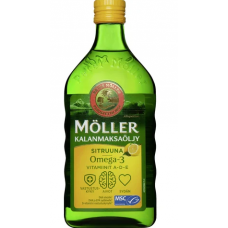 Экстракт рыбьего жира со вкусом лимона Moller 500 мл Экстракт рыбьего жира со вкусом лимона Moller 500 мл