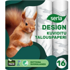 Бумага для кухни Serla Design Talouspaperi 16шт Бумага для кухни Serla Design Talouspaperi 16шт