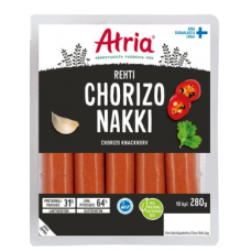 Сосиски Atria Rehti Chorizo nakki Kuoreton 280г Сосиски Atria Rehti Chorizo nakki Kuoreton 280г