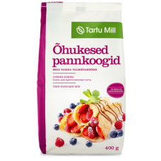 Мучная смесь для тонкого блинного теста TARTU MILL Ohukese pannkoogitaigna 400 г Мучная смесь для тонкого блинного теста TARTU MILL Ohukese pannkoogitaigna 400 г
