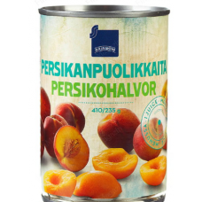 Половинки персиков в сиропе Rainbow Persikanpuolikkaita 410/230 г Половинки персиков в сиропе Rainbow Persikanpuolikkaita 410/230 г