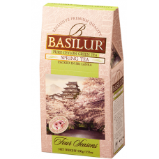 Чай зеленый цейлонский байховый листовой с кусочками помело и вишни BASILUR 4 Seasons Spring 100г Чай зеленый цейлонский байховый листовой с кусочками помело и вишни BASILUR 4 Seasons Spring 100г