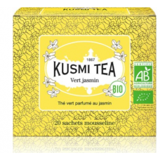 Зеленый час с жасмином Kusmi Org Green Jasmine 20 пакетиков Зеленый час с жасмином Kusmi Org Green Jasmine 20 пакетиков