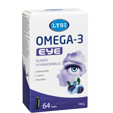 Рыбий жир в капсулах LYSI Omega-3 Eye 64 шт Рыбий жир в капсулах LYSI Omega-3 Eye 64 шт