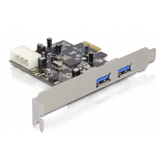 Внешний адаптер DeLOCK 2x USB 3.0 PCI Express Внешний адаптер DeLOCK 2x USB 3.0 PCI Express