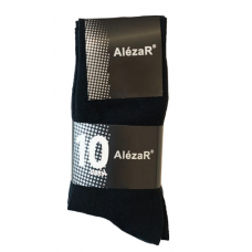 Мужские хлопковые носки AlezaR 10 пар 40-42 черные Мужские хлопковые носки AlezaR 10 пар 40-42 черные