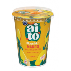 Ферментированная овсяная закуска Fazer Aito Kauragurtti Mango 400г Ферментированная овсяная закуска Fazer Aito Kauragurtti Mango 400г