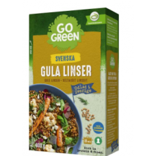 Желтая чечевица GoGreen Gula Linser 400г Желтая чечевица GoGreen Gula Linser 400г