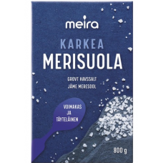 Морская соль Meira Merisuola Karkea грубого помола 800 г Морская соль Meira Merisuola Karkea грубого помола 800 г