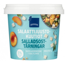 Сыр в рассоле Rainbow Salaattijuustokuutiot 5 % 350/150г Сыр в рассоле Rainbow Salaattijuustokuutiot 5 % 350/150г