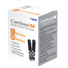 Тест- полоски для измерения уровня глюкозы в крови CARESENS N 50шт Тест- полоски для измерения уровня глюкозы в крови CARESENS N 50шт