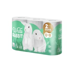 Туалетная бумага Grite White Rabbit трехслойная 6шт Туалетная бумага Grite White Rabbit трехслойная 6шт