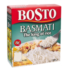 Рис басмати BOSTO Basmati riis 500г в пакетиках 4х 125г Рис басмати BOSTO Basmati riis 500г в пакетиках 4х 125г