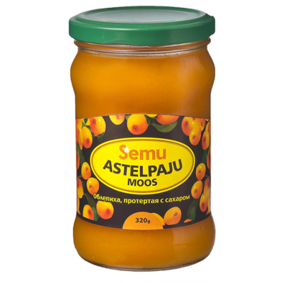 Варенье из облепихи SEMU Astelpajumoos 320 г