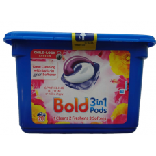 Бесфосфатные капсулы для стирки Bold 3in1 Pods Sparkling Bloom & Yellow Poppy 20шт Бесфосфатные капсулы для стирки Bold 3in1 Pods Sparkling Bloom & Yellow Poppy 20шт