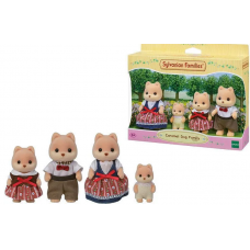 Игровые персонажи Sylvanian Families Семейство карамельных собак Игровые персонажи Sylvanian Families Семейство карамельных собак