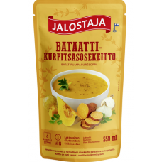 Сладкий картофельно-тыквенный суп-пюре Jalostaja Bataatti-kurpitsasosekeitto 550мл Сладкий картофельно-тыквенный суп-пюре Jalostaja Bataatti-kurpitsasosekeitto 550мл