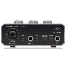 Звуковая карта Behringer U-Phoria UM2 для USB Звуковая карта Behringer U-Phoria UM2 для USB