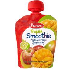 Смузи Semper Smoothie Tropisk Omenaa Ja Mangoa 90 г яблоко манго с 6 месяцев Смузи Semper Smoothie Tropisk Omenaa Ja Mangoa 90 г яблоко манго с 6 месяцев