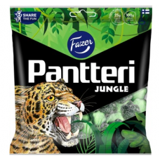 Конфеты лакричные с красным апельсином-ментолом Fazer Panther Jungle Mix 280г Конфеты лакричные с красным апельсином-ментолом Fazer Panther Jungle Mix 280г