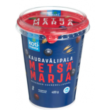 Овсяный йогурт Kotimaista Metsamarja kauravalipala 400г черника брусника Овсяный йогурт Kotimaista Metsamarja kauravalipala 400г черника брусника