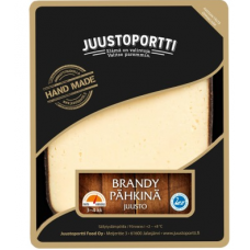 Твердый сыр с бренди и ореховым вкусом Juustoportti Brandy-Pahkinajuusto 175г без лактозы Твердый сыр с бренди и ореховым вкусом Juustoportti Brandy-Pahkinajuusto 175г без лактозы
