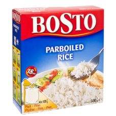 Рис Bosto пропаренный (пропаренный) 4x125г Рис Bosto пропаренный (пропаренный) 4x125г