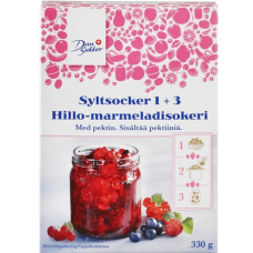 Сахар для джема и мармелада Dansukker Hillo-Marmeladisokeri 1+3 330г Сахар для джема и мармелада Dansukker Hillo-Marmeladisokeri 1+3 330г